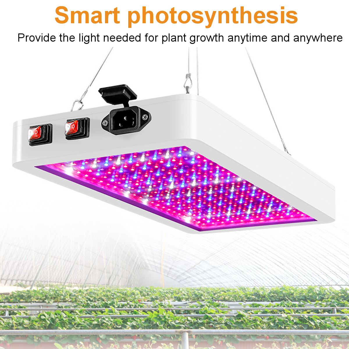 5000W LED Grow Light Full Spectrum Hydro For Veg Flower Panel Lamp Plants US gl 