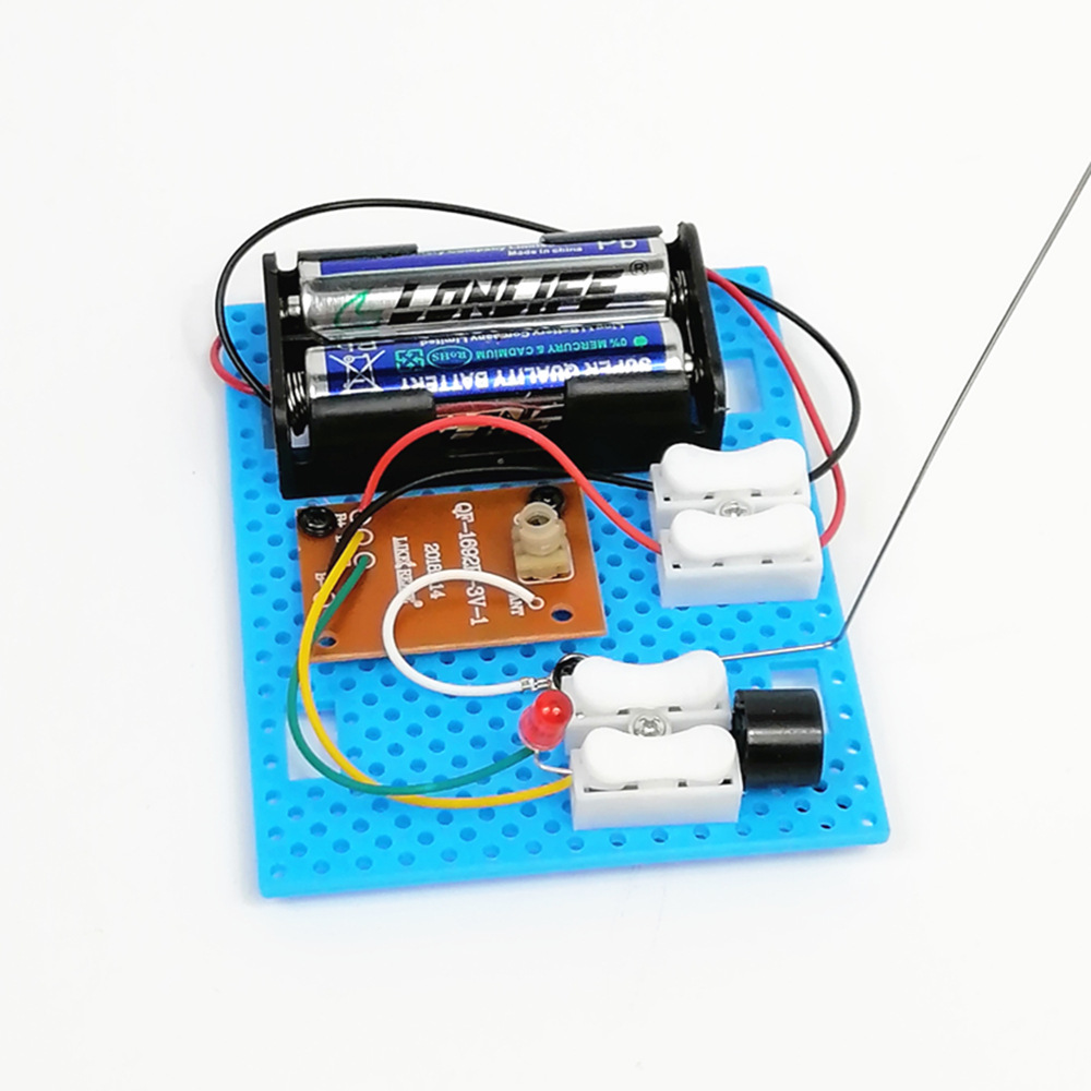 2PCS Small Hammer DIY Toy Model Wireless Telegraph Transmitter Receiver Module Educational Kit - Photo: 5