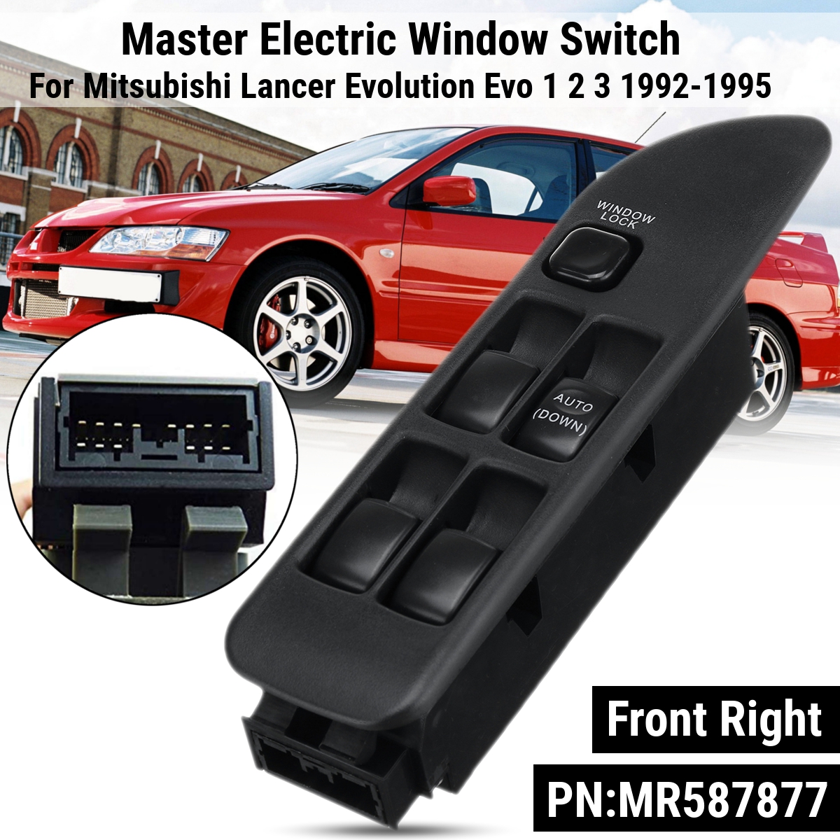 Fit Mitsubishi Lancer Control Electric Power Window Switch Control MR587877 NEW
