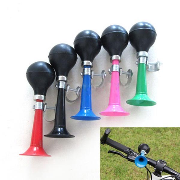 Bicycle Bike Cycling Air Horn Hooter Bell Classic Rubber Squeeze Bulb LOUD Black 