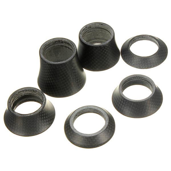 Carbon Fiber Headset 1 1/8" Bicycles Conical Stem Spacer Washer 10/15/20/30/40mm