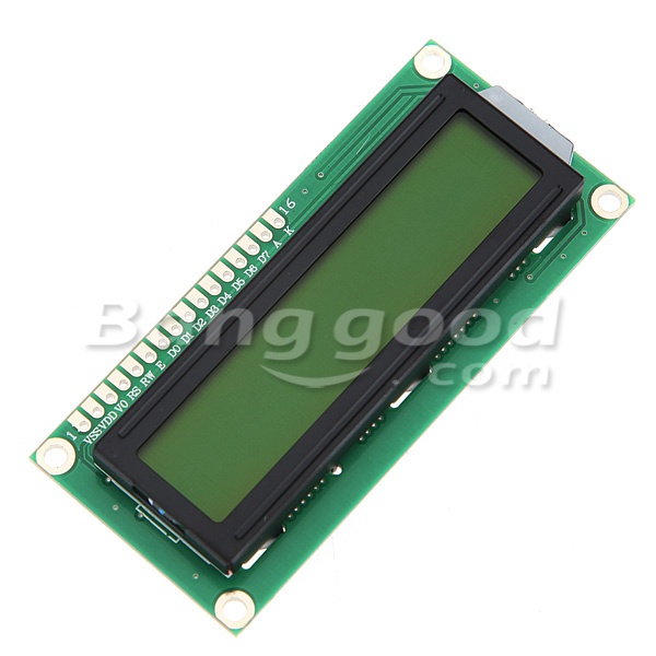 SKU025052-1 10Pcs 1602 Character LCD Display Module Yellow Backlight For Arduino