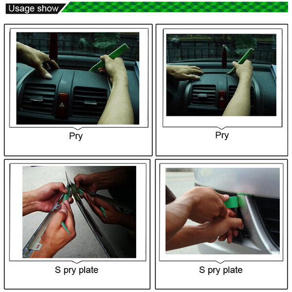 2 Pcs BEST BST-129 Thick Plastic Pry Opening Tools For Car Interior 