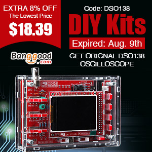 8% OFF for Arduino Compatible Kits & DIY Kits from BANGGOOD TECHNOLOGY CO., LIMITED