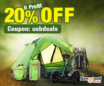 20% OFF for Sports & Outdoors Promotion in US warehouse from BANGGOOD TECHNOLOGY CO., LIMITED