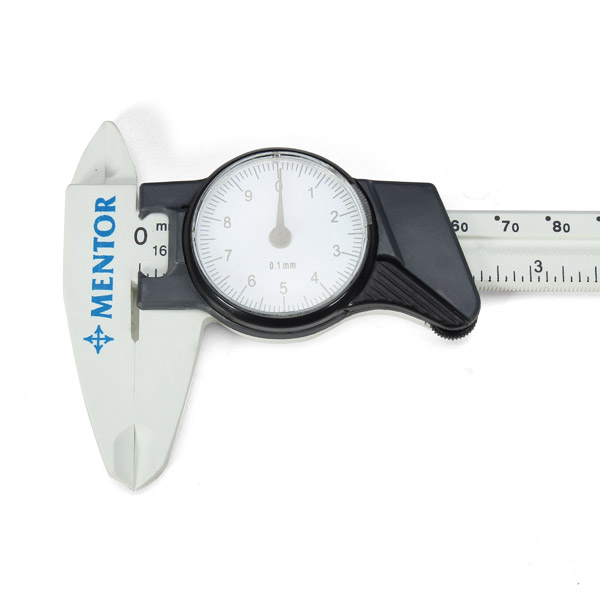 vernier caliper with dial gauge made of super engineering plastic 0-150mm