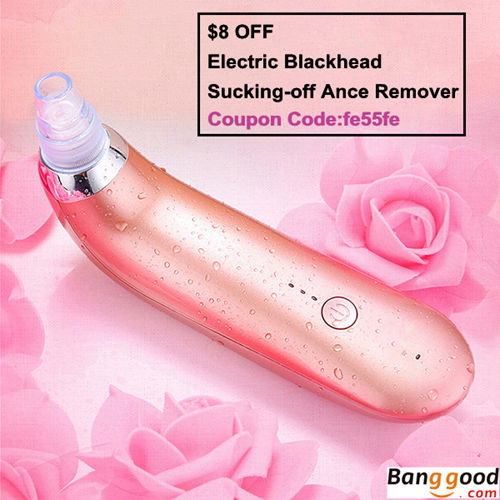 Electric Blackhead Sucking-off Ance Remover Vacuum Microdermabrasion Pore Cleanser Facial Skin Lift from BANGGOOD TECHNOLOGY CO., LIMITED