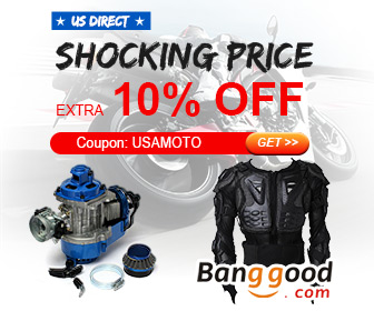 Extra 10% OFF for Collection of Motorcycle USA Warehouse  from HongKong BangGood network Ltd.
