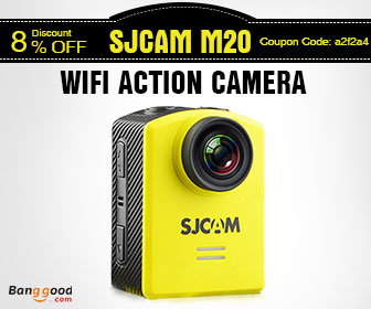 8% OFF for Original SJCAM WiFi Action Camera Car Sport DV Recorder from HongKong BangGood network Ltd.