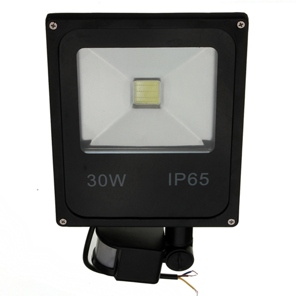 30W 110V LED SMD Flood Light Warm White Lamp PIR Motion Sensor Outdoor Spotlight 