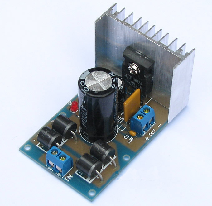LT1083CP Linear adjustable voltage regulated DC power supply kit DIY