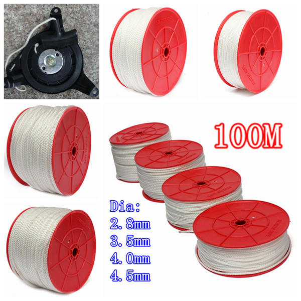 Premium Quality Recoil Starter Rope 5mm x 100 Metre Roll