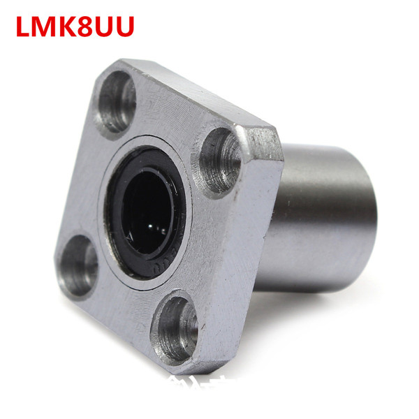 LMK8UU 8mm Square Flange Linear Bearing Motion Ball Bushing CNC Router Shaft